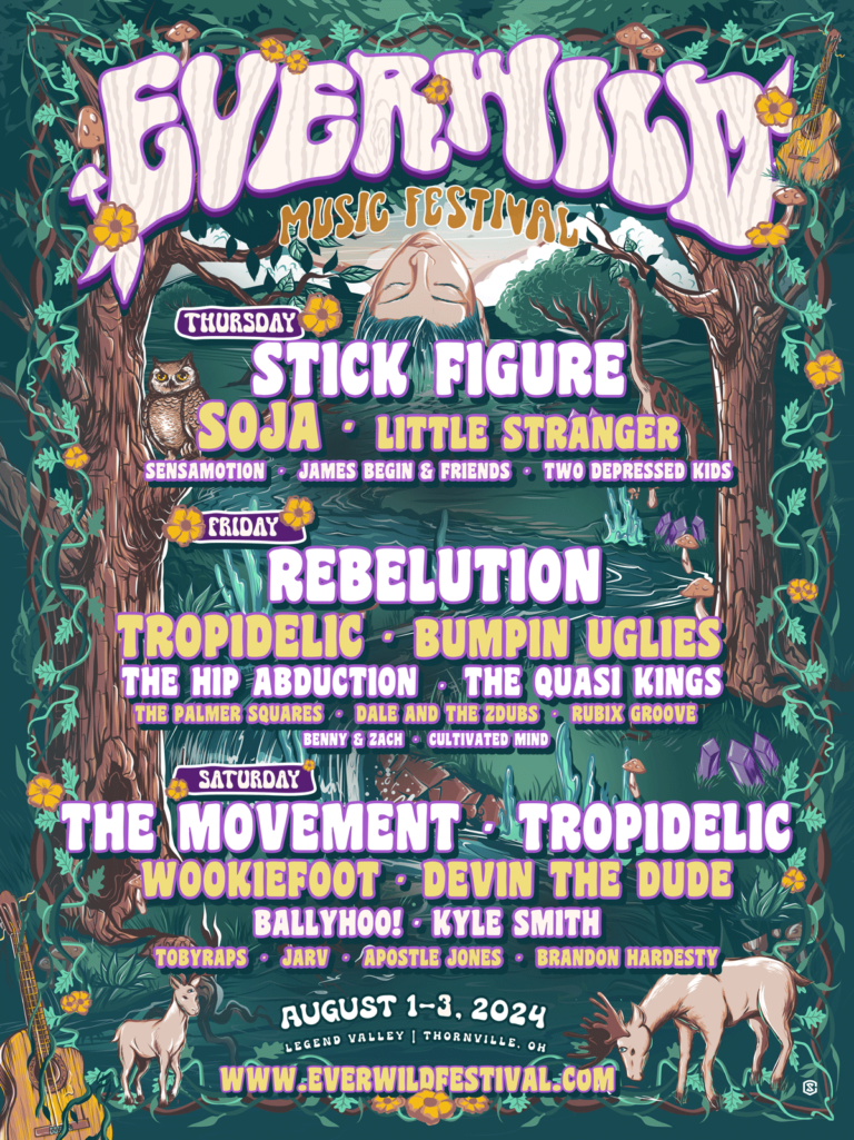 Everwild Music Festival Stick Figure, Rebelution & More at Legend